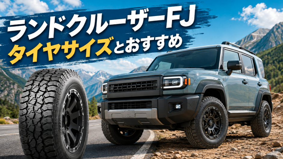 ランドクルーザーFJのタイヤサイズとおすすめ銘柄を詳しく解説